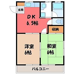 🉐敷金礼金0円！🉐東北本線 雀宮駅 徒歩24分