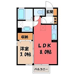 間取図画像 1LDK