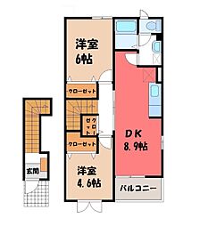 間取図画像 2DK