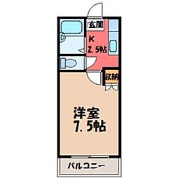コーポアムール 1階