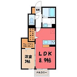 エスポワール B 1階/-