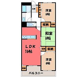 間取図画像 3LDK