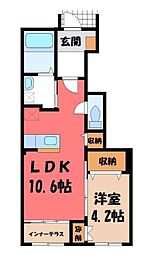 間取図画像 1LDK
