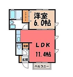 間取図画像 1LDK