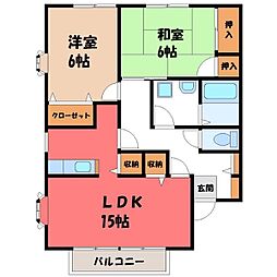 ニューメゾンド・クレール B 2階
