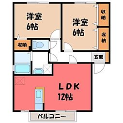 エクレール B棟 2階