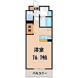 間取図画像 1K