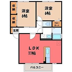 サンフラット Ａ 2階
