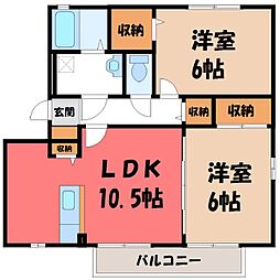 東武宇都宮線 江曽島駅 徒歩13分 1階/-