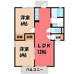 プランドール・ビュー A 2階/-