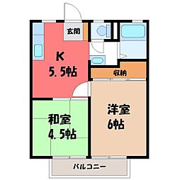 ホワイトハイツ宝木 2階