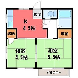 コーポ赤坂 II 2階/-