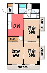東武宇都宮線 東武宇都宮駅 徒歩12分 2階/-