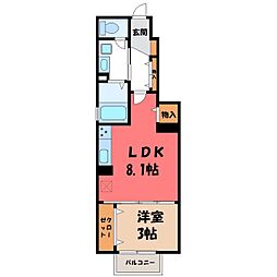 ベルデ・ガーデン 1階/-