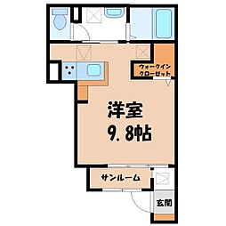 東武宇都宮線 江曽島駅 徒歩18分 1階/-