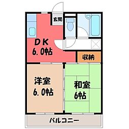 JR東北本線 雀宮駅 徒歩15分
