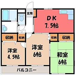 JR東北新幹線 宇都宮駅 徒歩23分 3階/-