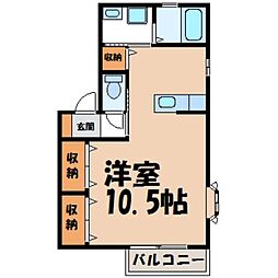 JR東北本線 岡本駅 徒歩22分 2階/-