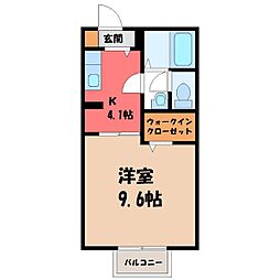JR東北本線 雀宮駅 徒歩15分