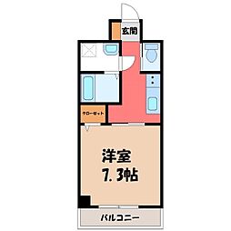 IRMS III 1Kの間取図画像
