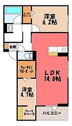 JR東北本線 宇都宮駅 徒歩14分 2階/-