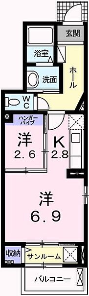 ノアＡ 104｜兵庫県姫路市別所町別所(賃貸アパート1SK・1階・35.18㎡)の写真 その2