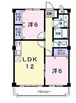 グランデージ2番館 303 ｜ 兵庫県加古川市野口町北野（賃貸マンション2LDK・3階・55.84㎡） その2