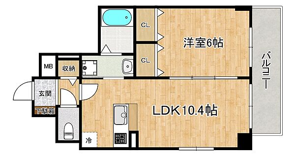 クラシェス深江 403｜兵庫県神戸市東灘区深江本町3丁目(賃貸マンション1LDK・4階・39.71㎡)の写真 その2