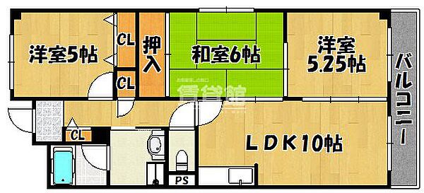 グランドシャリオ 103｜兵庫県明石市沢野南町1丁目(賃貸マンション3LDK・1階・61.50㎡)の写真 その2