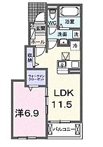 フレンドリーＡ 104 ｜ 兵庫県姫路市辻井7丁目（賃貸アパート1LDK・1階・44.17㎡） その2