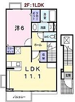 パッソ神田3 201 ｜ 兵庫県姫路市白浜町神田2丁目（賃貸アパート1LDK・2階・46.09㎡） その2