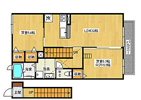 シャーメゾンＹＯＵ A202 ｜ 兵庫県加古郡稲美町国岡3丁目（賃貸アパート2LDK・2階・69.00㎡） その2