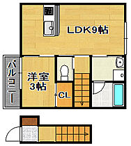 カプラン福井 201 ｜ 兵庫県三木市福井3丁目（賃貸アパート1LDK・2階・32.71㎡） その2