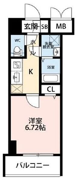 Ｓｋｙ　Ｈｉｍｅｊｉ 604｜兵庫県姫路市古二階町(賃貸マンション1K・6階・24.60㎡)の写真 その2