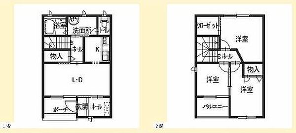 フェリア A005｜兵庫県揖保郡太子町太田(賃貸テラスハウス3LDK・1階・69.00㎡)の写真 その2