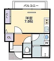 Adatto Le Casa A201 ｜ 兵庫県加古郡播磨町東本荘2丁目（賃貸アパート1K・2階・22.35㎡） その2