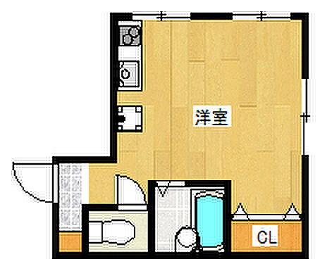 サンライズ六甲道 102｜兵庫県神戸市灘区大和町4丁目(賃貸アパート1R・1階・22.97㎡)の写真 その2