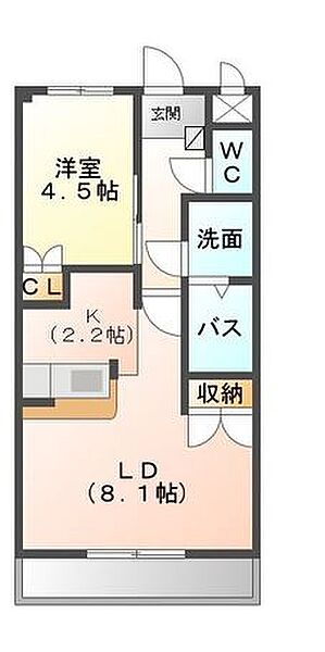 ルナフィット 103｜兵庫県小野市中町(賃貸アパート1LDK・1階・41.04㎡)の写真 その2