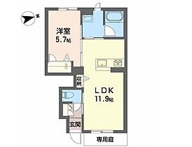 シャーメゾンコタニ 107 ｜ 兵庫県加西市中野町（賃貸アパート1LDK・1階・41.32㎡） その2