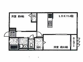 仮称）勝原区宮田アパート 105 ｜ 兵庫県姫路市勝原区宮田（賃貸アパート2LDK・1階・54.00㎡） その2