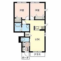 アリスティオ B102 ｜ 兵庫県加西市北条町古坂（賃貸アパート2LDK・1階・54.61㎡） その2