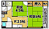 藤井マンション2階4.5万円