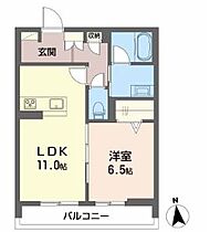 シャーメゾンリッツカジワラ 202 ｜ 兵庫県加東市梶原（賃貸マンション1LDK・2階・45.29㎡） その2