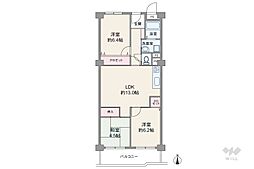 間取図画像 3LDK