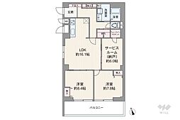 間取図画像 2SLDK