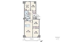 間取図画像 3SLDK