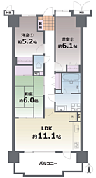 間取図画像 3LDK