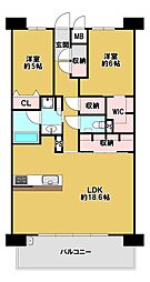 間取図画像 2SLDK