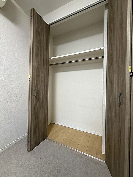 収納力のあるクローゼット
