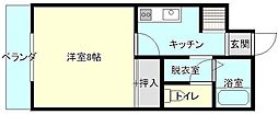 間取図画像 1K